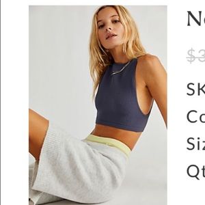 Free people not so basic brami size xs/s